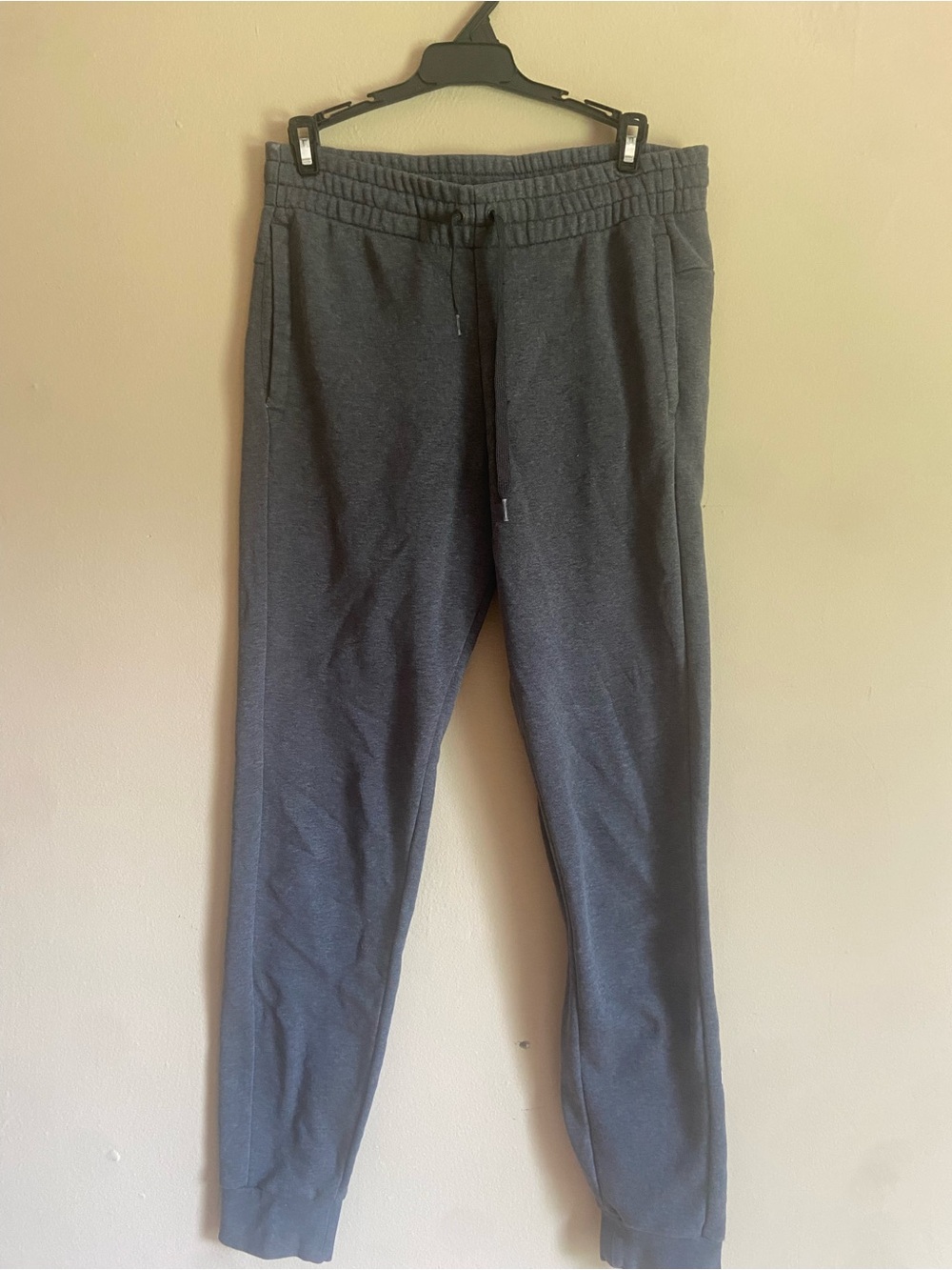 adidas Athleisure Loungewear Cozy Sporty Dark Gray Drawstring Sweatpant Joggers